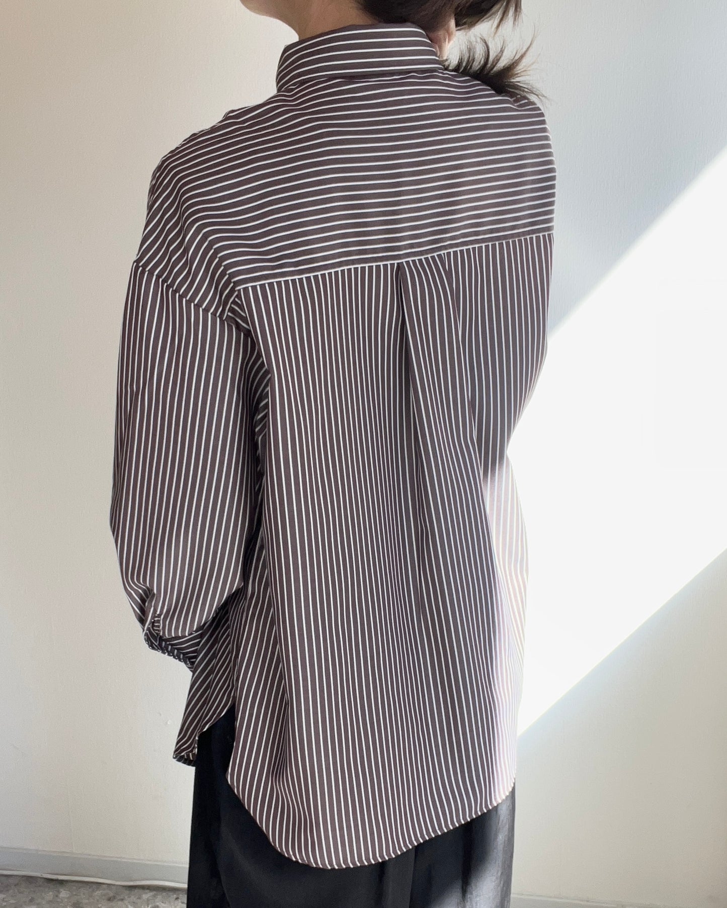 Oversize striped shirt