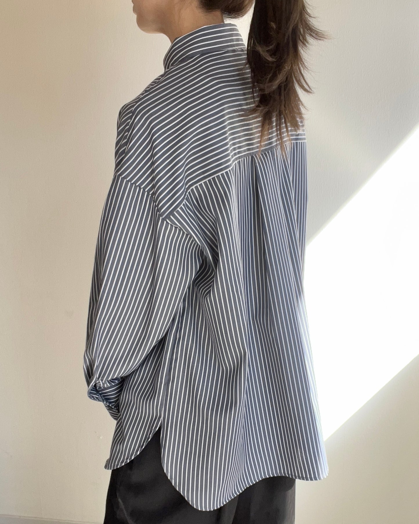 Oversize striped shirt